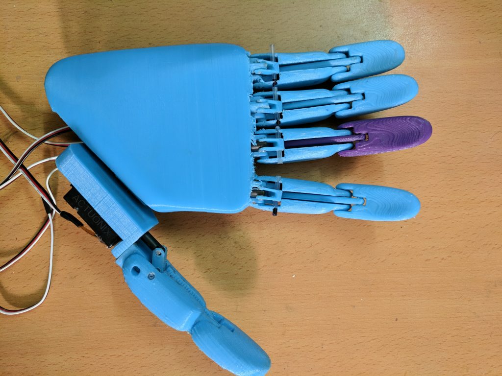 Bionic limb at Dhruv Agrawal Aether